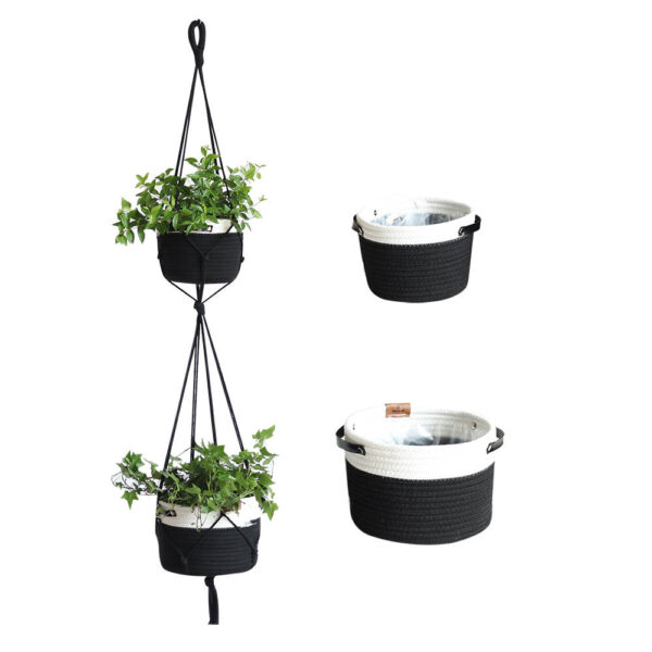 double hanging baskets