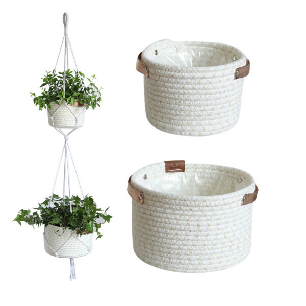 double hanging baskets