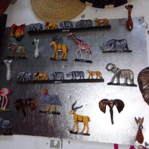 wooden animal fridge