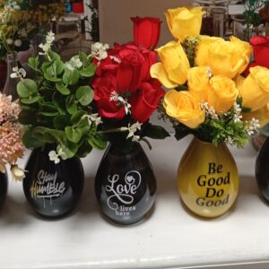 Glass Vases with Inspiring Messages – From Only KSh 500