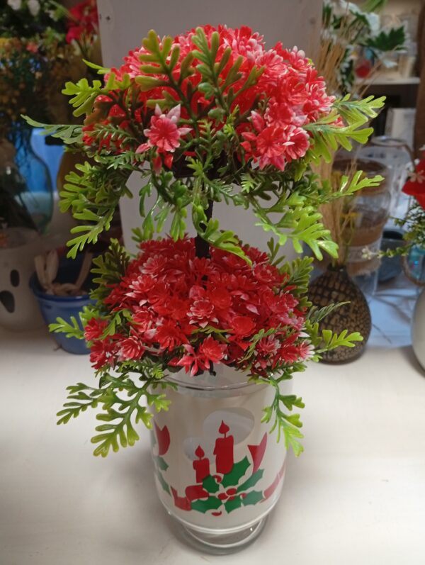 Elegant Glass Vase Price: Glass Vase – Ksh 500 | Bonsai Flower – Ksh 400