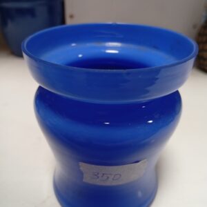 Vintage Turquoise Blue Glass Vase – KSh 350