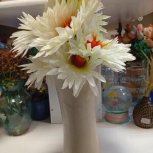 Vintage Soapstone Flower Vase – Handcrafted Elegance – Ksh 650
