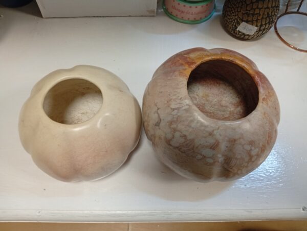 Pumpkin Shaped Soapstone Vase – Ksh 800 - Image 2
