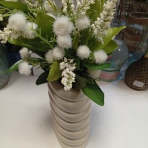 Stacked Rings Soapstone Vase – Ksh 900