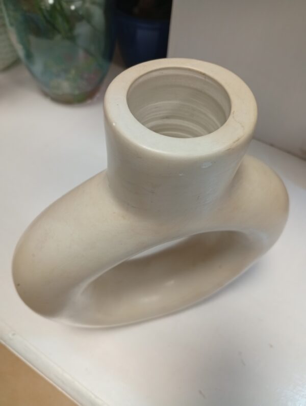 Soapstone Doughnut Vase – Ksh 1000 Handcrafted Elegance for Your Home - Image 2