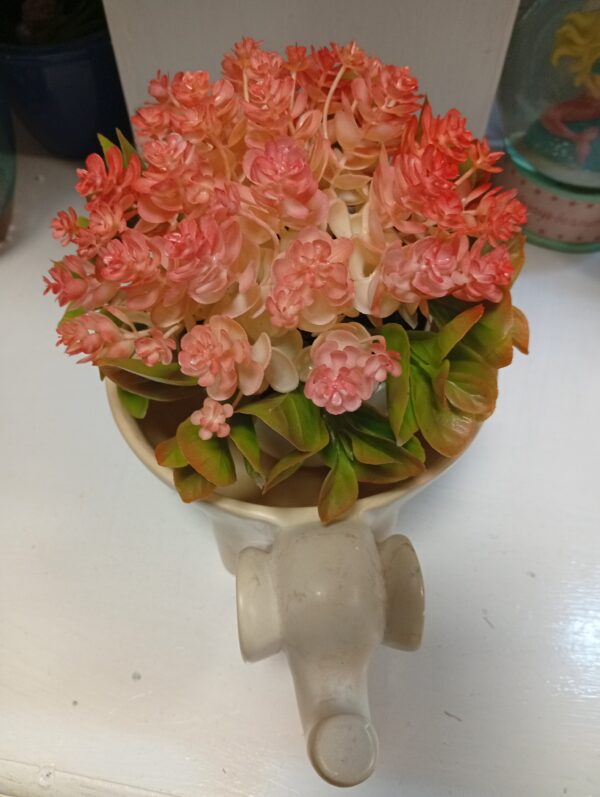 Hand-Carved Soapstone Vase – Elephant Design | KSh 1000