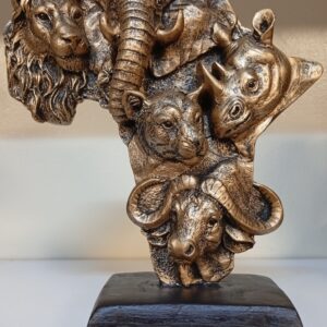 Handcrafted African "Big Five" Animal Sculpture – KSh 2,500