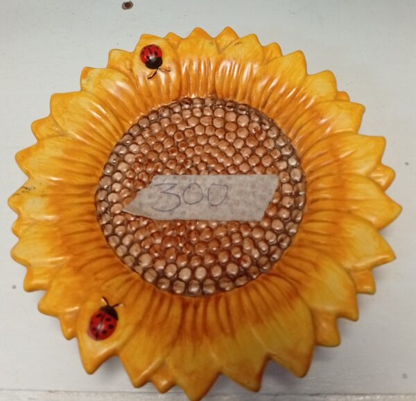Brighten Your Space with a Yellow Sunflower & Ladybug Tea Light Candle Holder – Only Ksh 300!