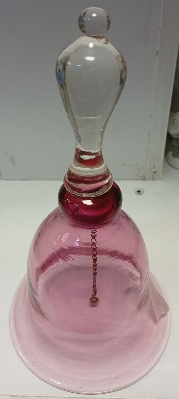 Vintage Pilgrim Cranberry Glass Bell – KSh 500
