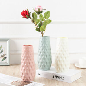 Dotted Plastic Vases – Add Texture and Charm to Your Decor