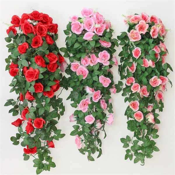 Silk Flower Vines – Soft, Elegant Hanging Florals for Home & Event Décor - Image 4