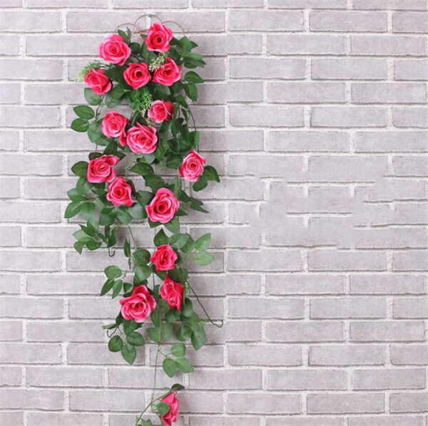 Silk Flower Vines – Soft, Elegant Hanging Florals for Home & Event Décor - Image 8