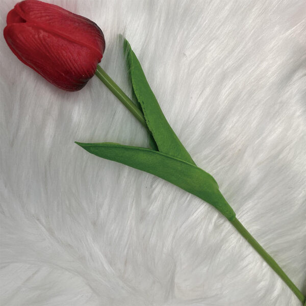 Single Soft Tulips – Realistic, Elegant Artificial Flower Stems - Image 4