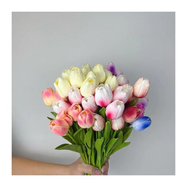 Single Soft Tulips – Realistic, Elegant Artificial Flower Stems - Image 5