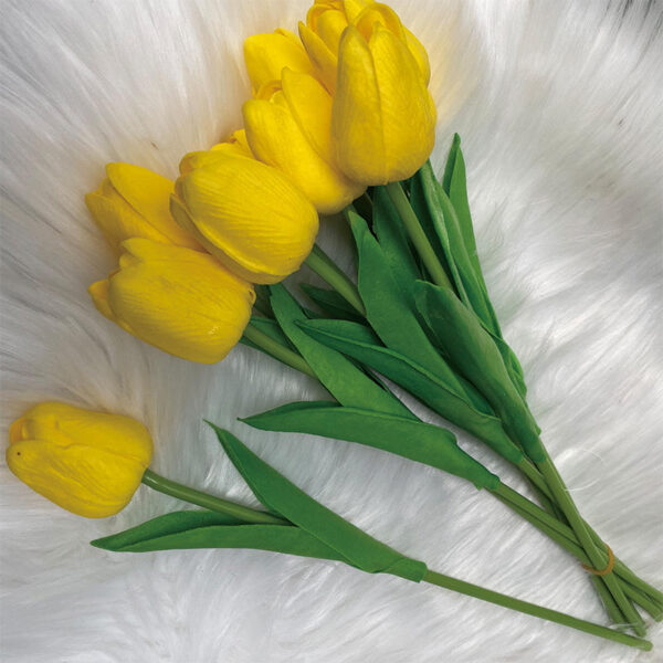 Single Soft Tulips – Realistic, Elegant Artificial Flower Stems - Image 6