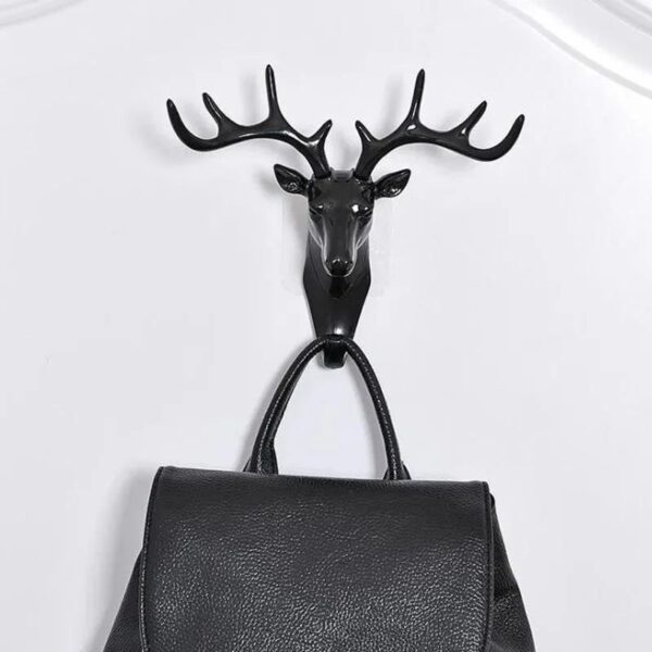 Stylish Plastic Deer Wall Hook – Sleek & Sturdy Wall Organizer