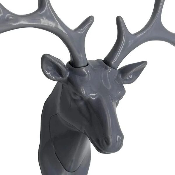 Stylish Plastic Deer Wall Hook – Sleek & Sturdy Wall Organizer - Image 7