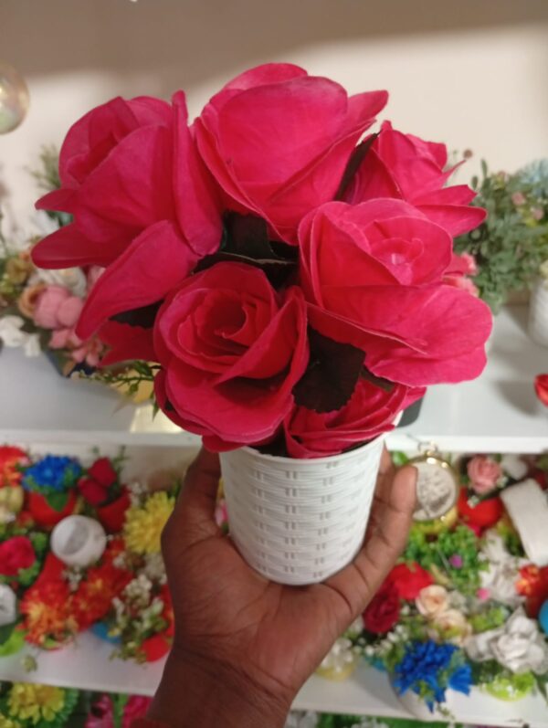 Beautiful Potted Flowers – Available in Different Colours - Image 6