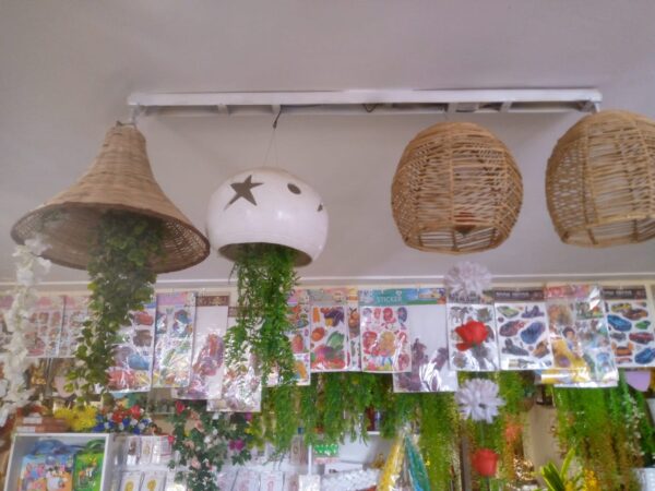 Round Hanging Rattan Lampshades for Artificial Plants – Customised to Your Style & Budget - Image 6