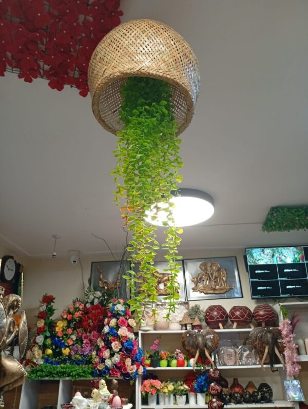 Multi-Purpose Woven Charm – Lampshade or Planter Holder