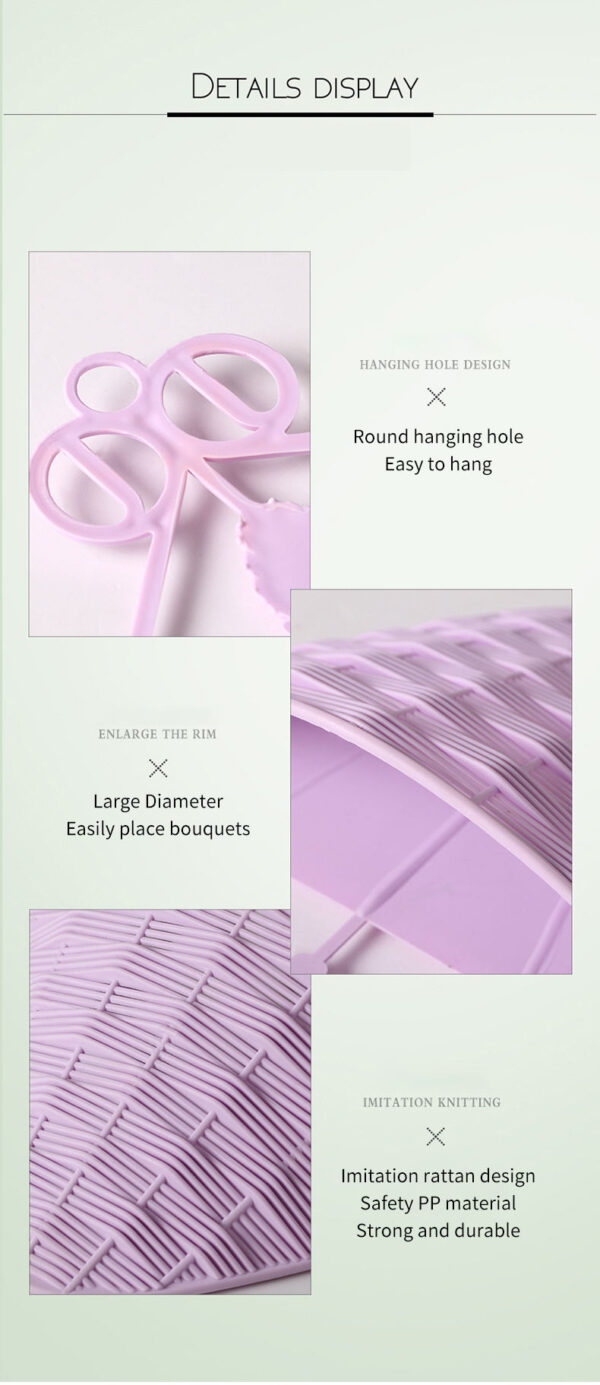 Plastic Flower Wall Vase Hangers – Decorative Wall Pieces (KSh 500 Each) - Image 8