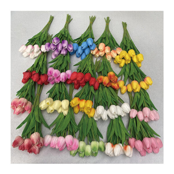 Single Soft Tulips – Realistic, Elegant Artificial Flower Stems - Image 7